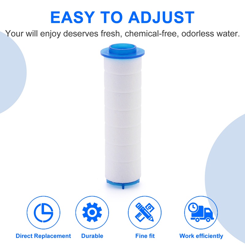10Pcs Replacement Shower Filter Cartridge shower water filter Remove Chlorine/Fluoride/Hard Water for Most Hand Held Showerhead